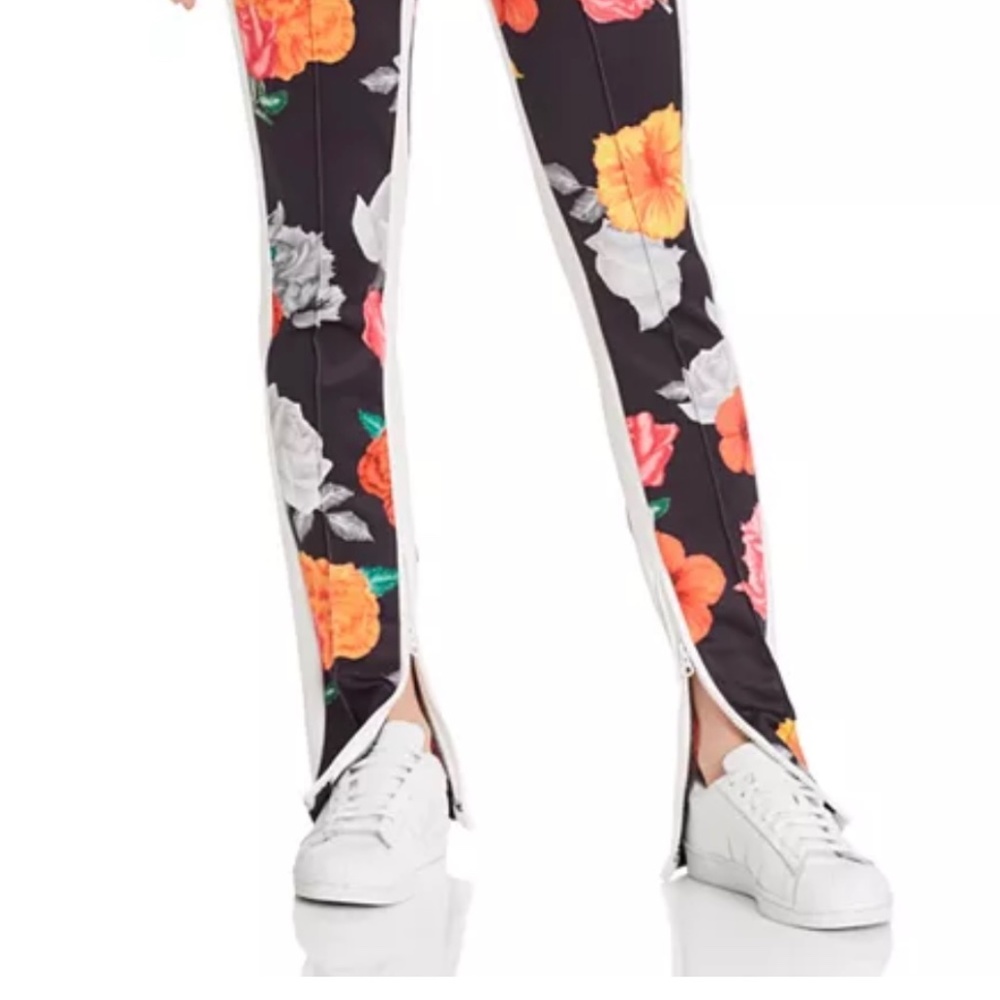 PAM & GELA Floral Print Track Cigarette Pant Size P/Small - Picture 9 of 13